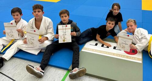 unsere Judokas nach dem Turnier